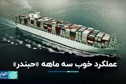 عملکرد خوب سه ماهه «حبندر»