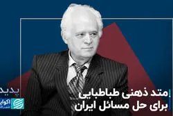 متد ذهنی طباطبایی برای حل مسائل ایران 
