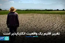 تغییر اقلیم یک واقعیت انکارناپذیر است