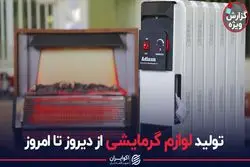 تولید لوازم گرمایشی از دیروز تا امروز