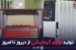 تولید لوازم گرمایشی از دیروز تا امروز
