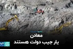 معادن یار جیب دولت هستند