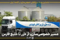 مسیر خصوصی سازی؛ از خزر تا خلیج فارس