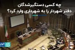 چه کسی دستگیرشدگان دفتر شهردار را به شهرداری وارد کرد؟