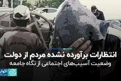 انتظارات برآورده نشده مردم از دولت/ وضعیت آسیب‌های اجتماعی از نگاه جامعه