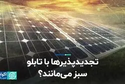 تجدیدپذیرها با تابلو، سبز می‌مانند؟