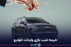 خیمه شب بازی واردات خودرو