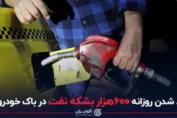 دود شدن روزانه ۶۰۰ هزار بشکه نفت در باک خودروها