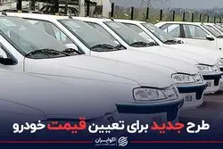 طرح جدید برای تعیین قیمت خودرو