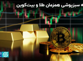 ریشه سبزپوشی همزمان طلا و بیت‌کوین