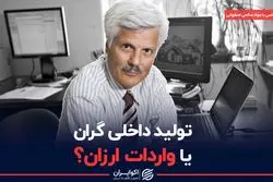 ادامه تولید داخلی گران یا آغاز واردات ارزان؟