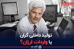 ادامه تولید داخلی گران یا آغاز واردات ارزان؟