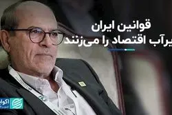قوانین ایران زیرآب اقتصاد را می‌زنند 