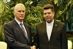 استوارنامه سفیر جدید ایران در کوبا به رئیس جمهور این کشور تسلیم شد