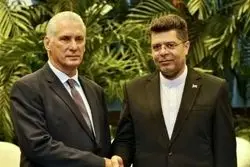 استوارنامه سفیر جدید ایران در کوبا به رئیس جمهور این کشور تسلیم شد