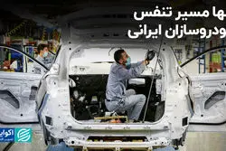 تنها مسیر تنفس خودروسازان ایرانی