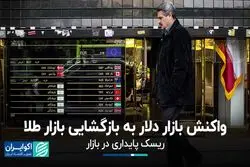 اثر بازگشایی بازار طلا بر دلار تهران