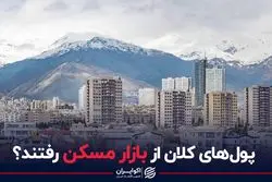 پول‌های کلان از بازار مسکن رفتند؟