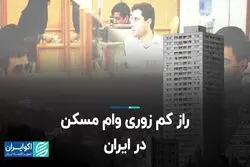 راز کم زوری وام مسکن در ایران  