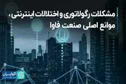 مشکلات رگولاتوری و اختلالات اینترنتی، موانع اصلی صنعت فاوا