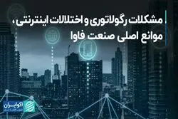 مشکلات رگولاتوری و اختلالات اینترنتی، موانع اصلی صنعت فاوا