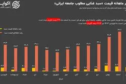 سبقت سبد معیشت در فروردین از کل سال 1403؛ هزینه سبد 47 درصد افزایش یافت