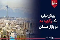 پیش بینی یک رکورد بد در بازار مسکن

