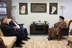 دیدار رهبر حزب الله لبنان با مقامات حماس و جهاد اسلامی/ دستان مقاومت روی ماشه است 