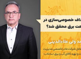 اهداف خصوصی سازی در صنعت برق محقق شد؟