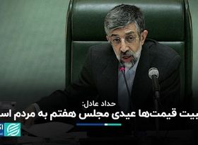 حداد عادل: تثبیت‌ قیمت‌ها عیدی مجلس هفتم به مردم است