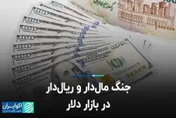 جنگ مال‌د‌ار و ریال‌دار در بازار دلار