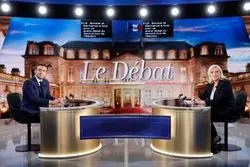 حمله تند مکرون به لوپن: پوتین بانکدار توست/ به دنبال جنگ داخلی در فرانسه هستید