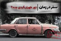 سفر در زمان: تور طهران ‌گردی چند ؟