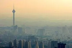 هوای تهران، آلوده و در وضعیت نارنجی است