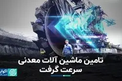 تامین ماشین آلات معدنی سرعت گرفت