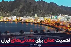 اهمیت عمان برای معدنی های ایران