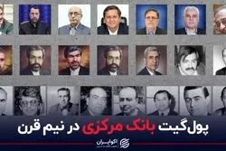 پول‌گیت بانک مرکزی در نیم قرن