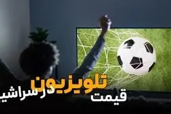 قرارگیری قیمت تلویزیون در سراشیبی با ریزش دلار