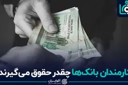 کارمندان بانک‌ها چقدر حقوق می‌گیرند؟