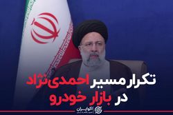 تکرار مسیر احمدی نژاد در بازار خودرو