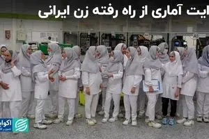 روایت آماری از راه رفته زن ایرانی