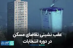 عقب‌نشینی تقاضای مسکن در دوره انتخابات   