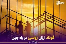 فولاد ارزان روسی در راه چین