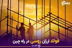 فولاد ارزان روسی در راه چین