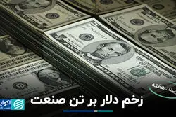 زخم دلار بر تن صنعت