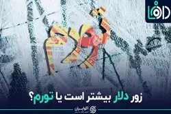 زور دلار بیشتر است یا تورم ؟داده نما