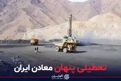 تعطیلی پنهان معادن ایران