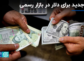 نرخ جدید برای دلار در بازار رسمی