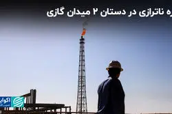  گره ناترازی در دستان 2 میدان گازی  