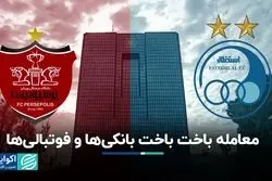 ناترازی فوتبالی به بانک‌ها رسید